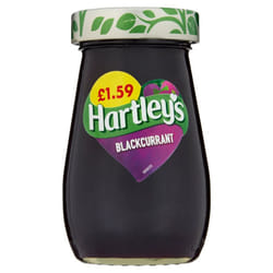 Hartleys Best Blackcurrant Jam 300g (Pack of 6)