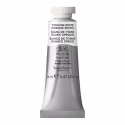 Winsor Newton Professional Watercolor 14ml 047oz Tube Titanium White