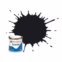Humbrol 21 Black Gloss - Enamel, Black, Enamel paint, liquid, 14 ml, 1 pc(s)