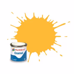 Humbrol 24 Trainer Yellow Matt - Enamel, Yellow, Enamel paint, liquid, 14 ml, 1 pc(s)