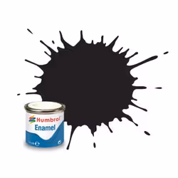 Humbrol 33 Black Matt - Enamel, Black, Enamel paint, liquid, 14 ml, 1 pc(s)