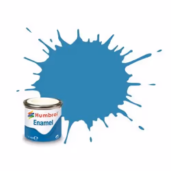 Humbrol 48 Mediterranean Blue Gloss - Enamel, Blue, Enamel paint, liquid, 14 ml, 1 pc(s)