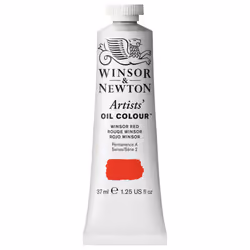 Winsor Newton Artists Oil Color 37ml 125 oz Tube Winsor Red