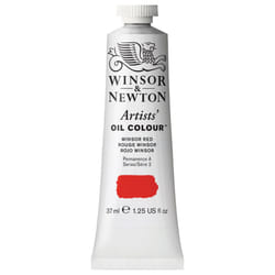Winsor  Newton Artists Oil Color  37ml 125 oz Tube  Winsor Red