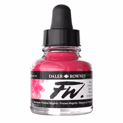 Daler-Rowney FW Artists Acrylic Ink 29.5ml Process Magenta