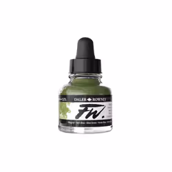 Daler-Rowney FW Artists Acrylic Ink 29.5ml Olive Green