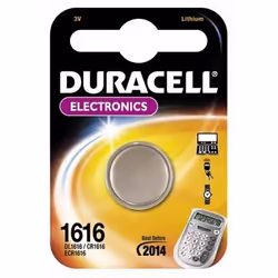 Duracell DL1616, Single-use battery, CR1616, Lithium, 3 V, 1 pc(s), 6 mm