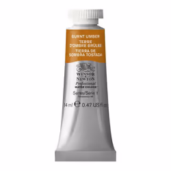 Winsor Newton Professional Watercolor 14ml 047oz Tube Burnt Umber