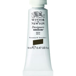 Winsor  Newton Designers Gouache  14 ml 047oz tube  Sepia