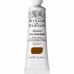 Winsor  Newton Artists Oil Color  37ml 125 oz Tube  Burnt Umber