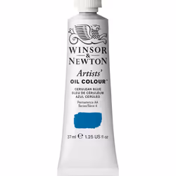 Winsor Newton Artists Oil Color 37ml 125 oz Tube Cerulean Blue