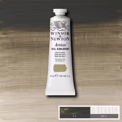 Winsor  Newton Artists Oil Color  37ml 125 oz Tube  Davys Gray