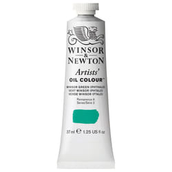 Winsor  Newton Artists Oil Color  37ml 125 oz Tube  Winsor Green