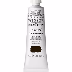 Winsor & Newton Artists Oil color  37ml (1.25 oz) Tube  Mars Black