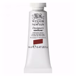 Winsor Newton Designers Gouache 14 ml 047oz tube Perylene Violet