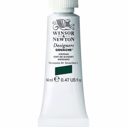 Winsor  Newton Designers Gouache  14 ml 047oz tube  Viridian