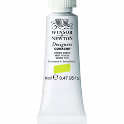 Winsor Newton Designers Gouache 14 ml 047oz tube Linden Green