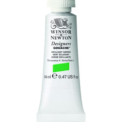 Winsor  Newton Designers Gouache  14 ml 047oz tube  Brilliant Green