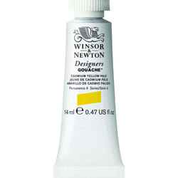 Winsor  Newton Designers Gouache  14 ml 047oz tube  Cadmium Yellow Pale