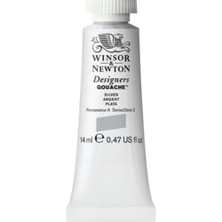 Winsor & Newton Designers Gouache water based paint Silver 14 ml Tube 1 pc(s)
