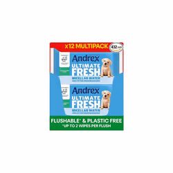 Andrex Ultimate Fresh Washlets, 12 Packs