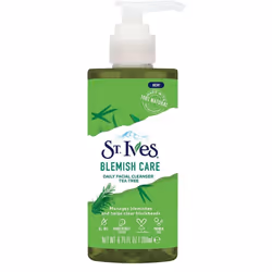 St Ives Blemish Care Daily Facial Cleanser Tea Tree 200ml  (x2 Bottles)