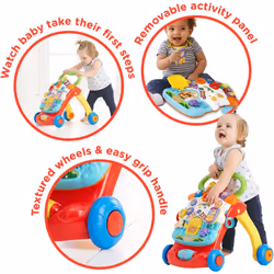 VTech First Steps Baby Walker | Push Along Walker Baby Toy with Shapes