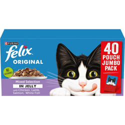 FELIX Original Mixed Selection in Jelly Wet Cat Food 40x85g