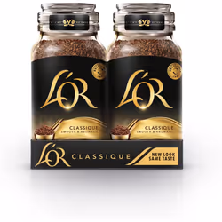 L'OR Classique Instant Coffee 150g (Pack of 6 Jars, Total of 900g)