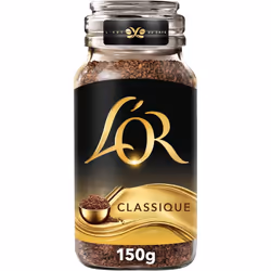 L'OR Classique Instant Coffee 150g (Pack of 6 Jars, Total of 900g)
