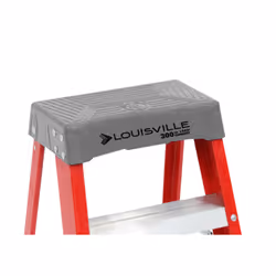 Louisville Ladder 2-Foot Fiberglass Step Stool Industrial  300-Pound Load Capacity  Type IA  FS1502