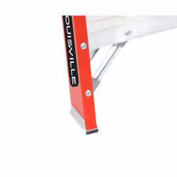 Louisville Ladder 2-Foot Fiberglass Step Stool Industrial  300-Pound Load Capacity  Type IA  FS1502
