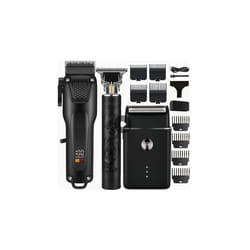 3pcs Men'S Professional Hair & Beard Grooming Kit