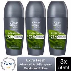 Dove Men+Care AP Deodorant, Extra Fresh, 50ml - Buy 3 - Extra Fresh