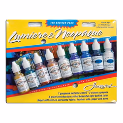 Jacquard Products Lumiere/Neopaque Pack, 0.5 oz (Pack of 9), 14.8 ml