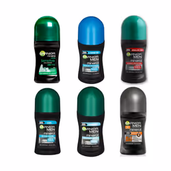 6 x 50ml Garnier Men Mineral Antiperspirant Roll On 48h Deodorant (6 Types) - 6 x MIX As Per Picture