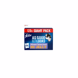 FELIX As Good As it Looks  Selection in Jelly Wet Cat Food 120x85g