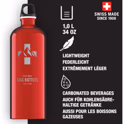 Suitable For Carbonated Beverages - Leakproof & - BPe Free 1L/