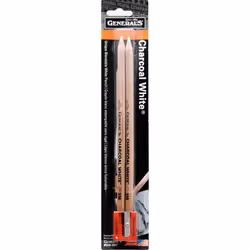 General Pencil 5582BP Charcoal White Pencils 2/Pkg-2B