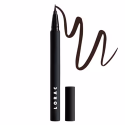 LORAC PRO Liquid Eyeliner  Espresso Brown  Precision Brush Tip  Water Resistant  Long Lasting  Smudge Resistant
