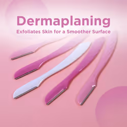 WILKINSON SWORD - Intuition Eyebrow Shaper for Women Facial Hair Remover and Trimmer Exfoliating Dermaplaning Tool Pack