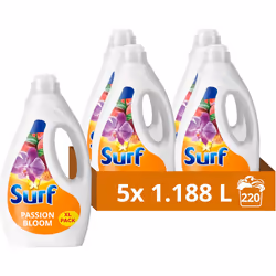 Surf Passion Bloom Laundry Washing Liquid 220 washes with a joy
