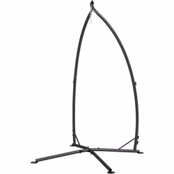 Outsunny Hammock Chair Stand, Hanging Heavy Duty Metal Hammock Stand