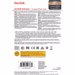 SanDisk 32GB Extreme CompactFlash Memory Card UDMA 7 Speed Up To 120MB/s - SDCFXSB-032G-G46