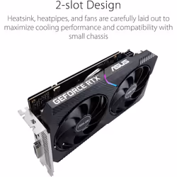 ASUS Dual NVIDIA GeForce RTX 3050 OC Edition Gaming Graphics Card (PCIe 4.0, 8GB GDDR6 memory