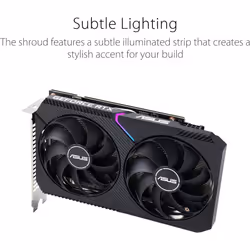 ASUS Dual NVIDIA GeForce RTX 3050 OC Edition Gaming Graphics Card (PCIe 4.0, 8GB GDDR6 memory