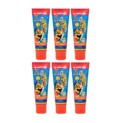 Nickelodeon Paw Patrol Bubblegum Children's Fluoride Toothpaste 75ml (x6 Tubes)