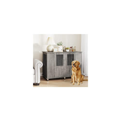 PawHut Dog Crate Furniture End Table, Pet Kennel for Extra Large Dogs
