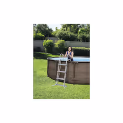 Bestway Steel Pro Max Frame Swimming Pool with Filter Pump & Ladder 12ft Rattan