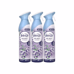 Febreze Aerosol Mist Air Freshener Spray Lavender Scent 3 x 185ml